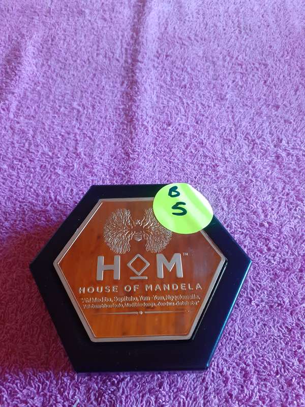 Empty Black Coin Holder Box. House of Mandela
