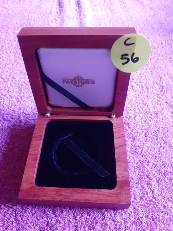 Empty Wooden Coin Holder Box. President Mandela - A better life for all 1994 - 1999