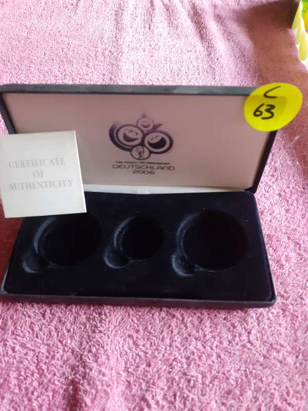 Empty Coin Holder Box. Fifa World Cup - Germany 2006