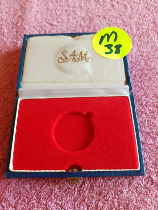 Empty Blue Cion Holder Box. SA Mint - Bophuthatswana - Kemonosi 1977 - 1987