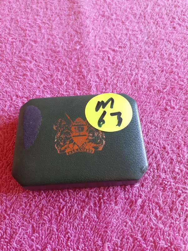 Empty Green Coin Holder Box. Harambe - Royal Mint