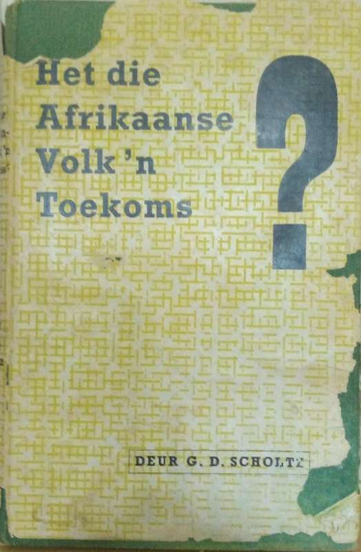 Het die afrikaanse volk n toekoms