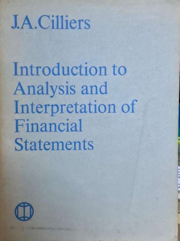 Introduction to analysis and interpretation of financial statements