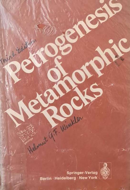 Petrogenesis of Metamorphic Rocks