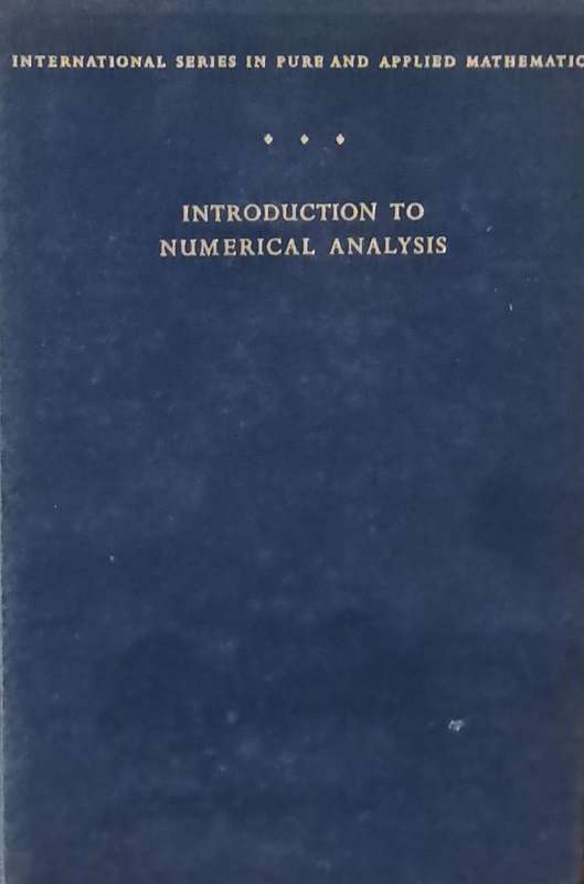 Introduction to numerical analysis