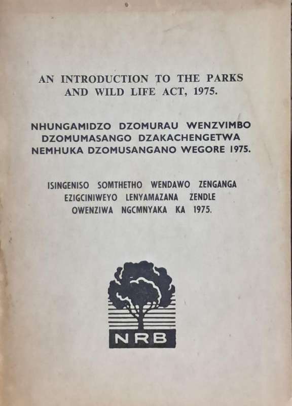 An introduction to the parks and wild life act, 1975.