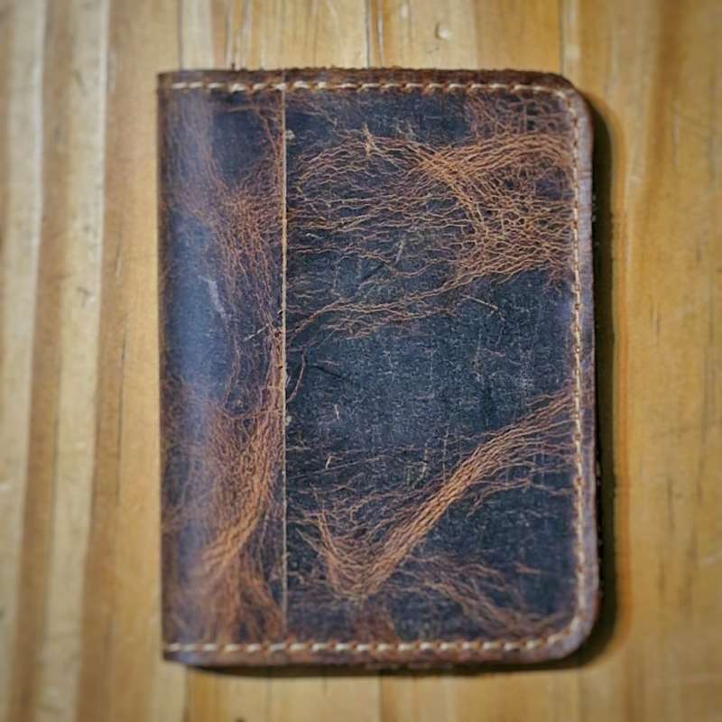 Premium Imported Leather Wallet & Card Holder - Fits Up to 7 Cards and some Cash