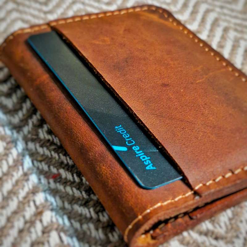 Premium Imported Leather Wallet & Card Holder - Fits Up to 7 Cards and some Cash