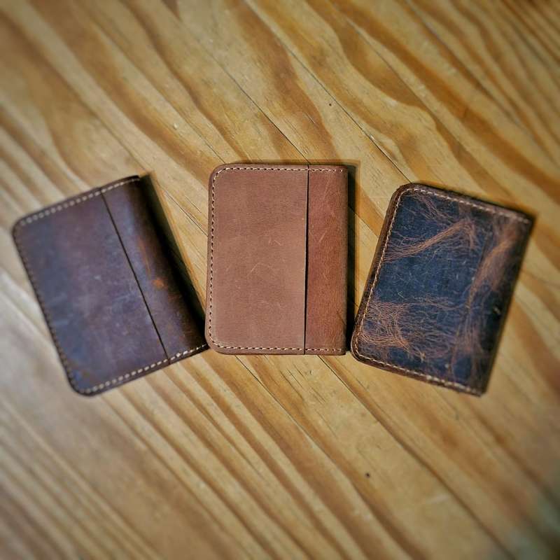 Premium Imported Leather Wallet & Card Holder - Fits Up to 7 Cards and some Cash