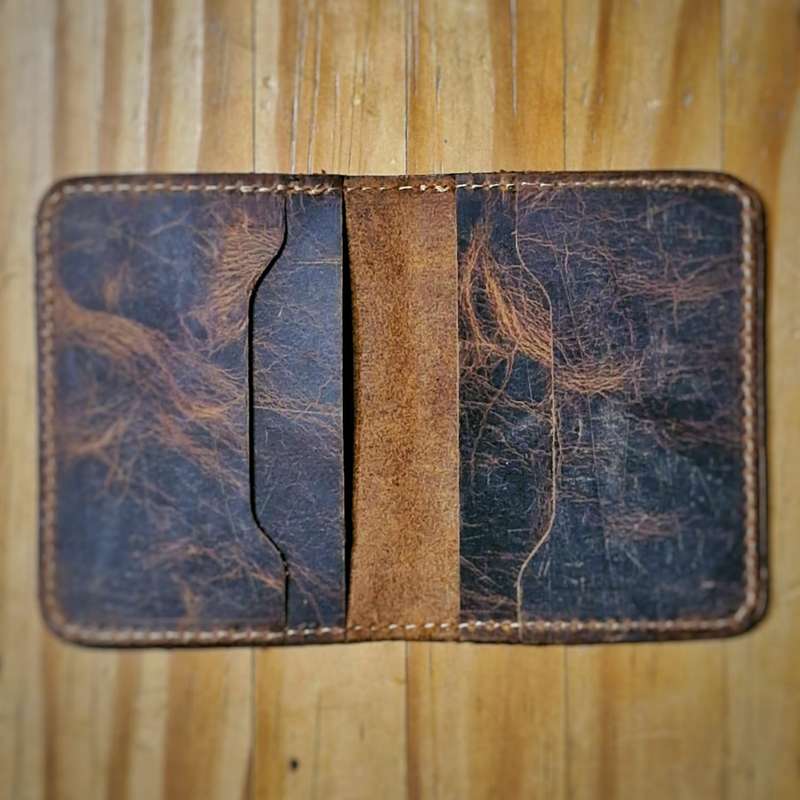 Premium Imported Leather Wallet & Card Holder - Fits Up to 7 Cards and some Cash