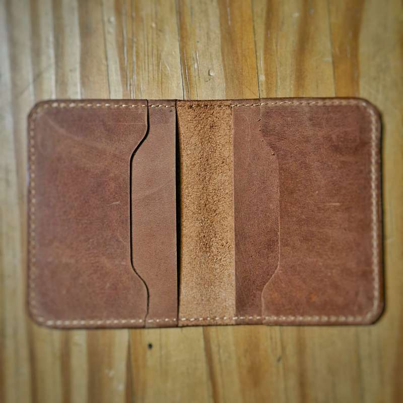 Premium Imported Leather Wallet & Card Holder - Fits Up to 7 Cards and some Cash