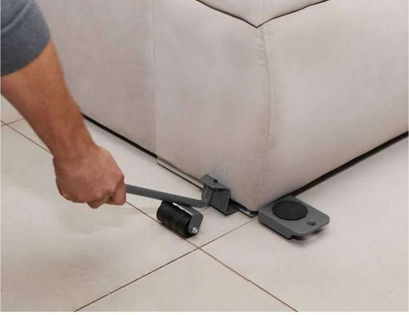 Heavy Duty Furniture Lifter Tool with 4 Roller Sliders  Move Heavy Appliances Easily