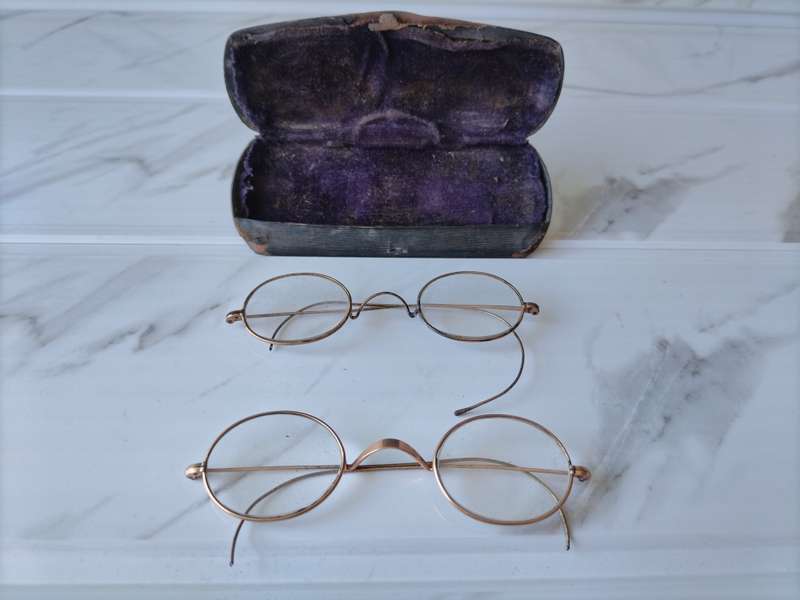 5 Pairs of Antique Eyeglasses Bundle