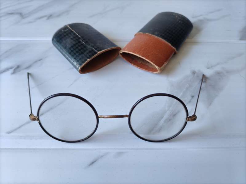 5 Pairs of Antique Eyeglasses Bundle