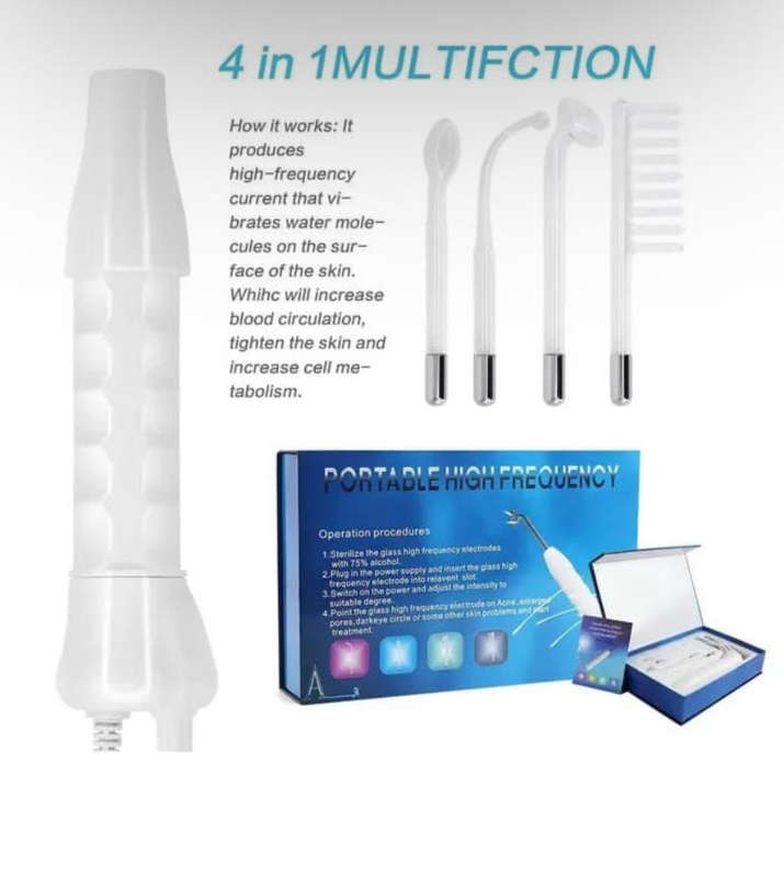 High-frequency facial machine