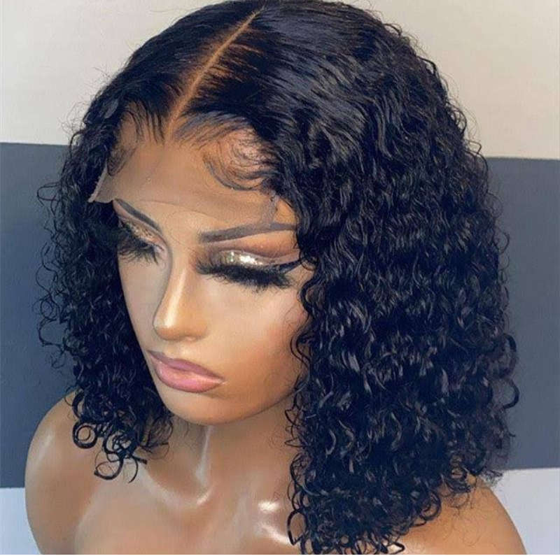 12 inch 4x4(3part) curly wig