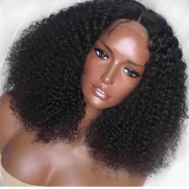 16 inch 4x4(3part) curly wig