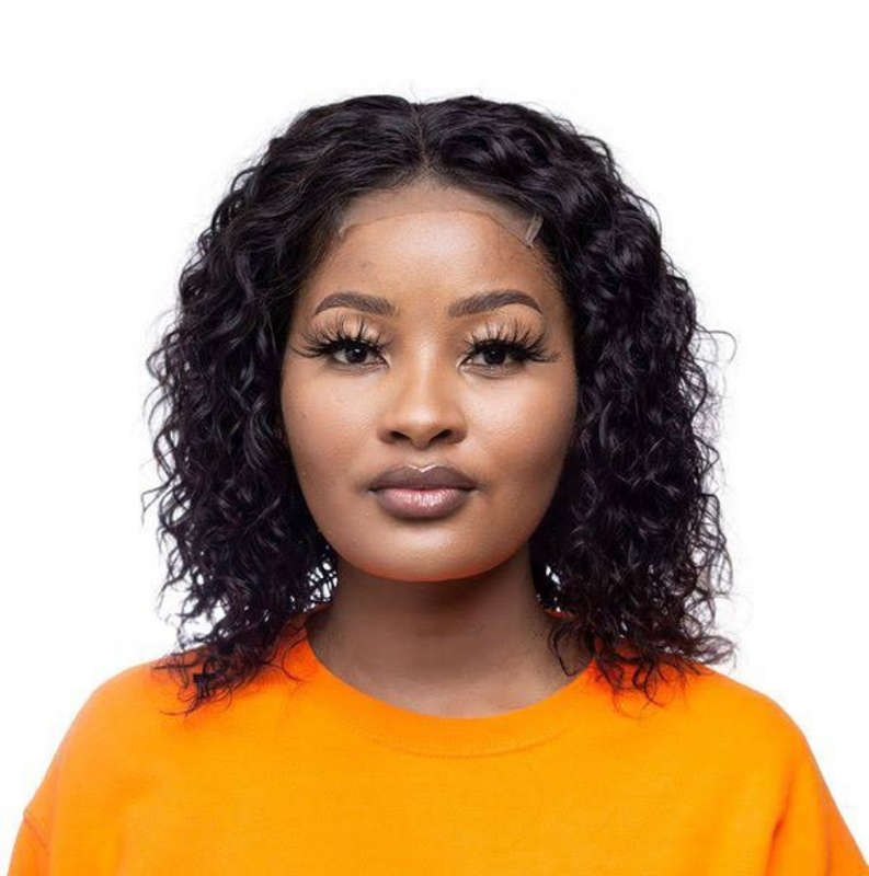 10 inch 4x4(3part) curly wig