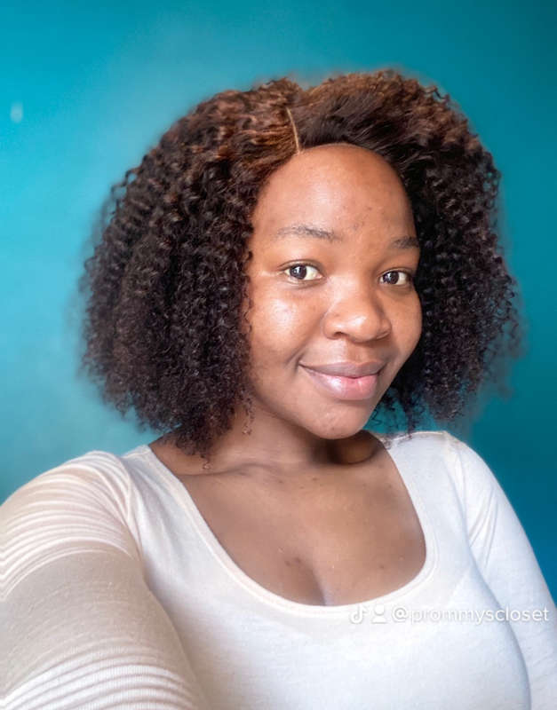 10 inch 4x4(3part) curly wig