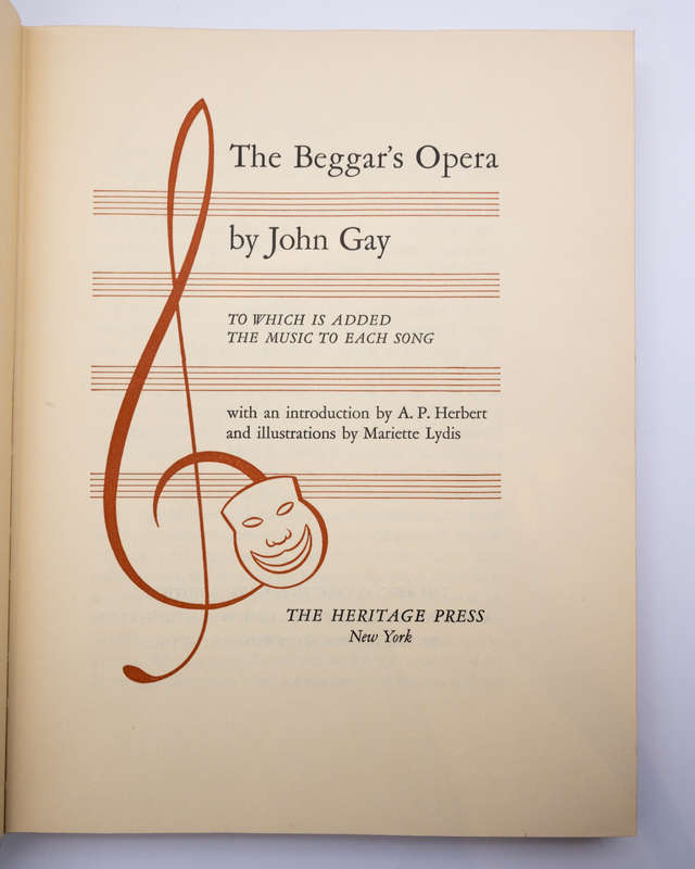 The Beggar's Opera by Gay, John