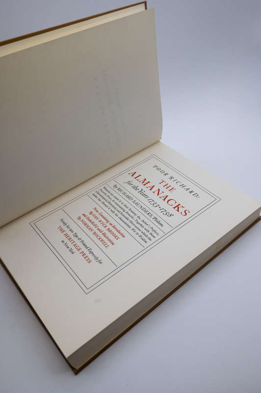 Poor Richard: The Almanacks for the Years 1733-1758 by Saunders, Richard