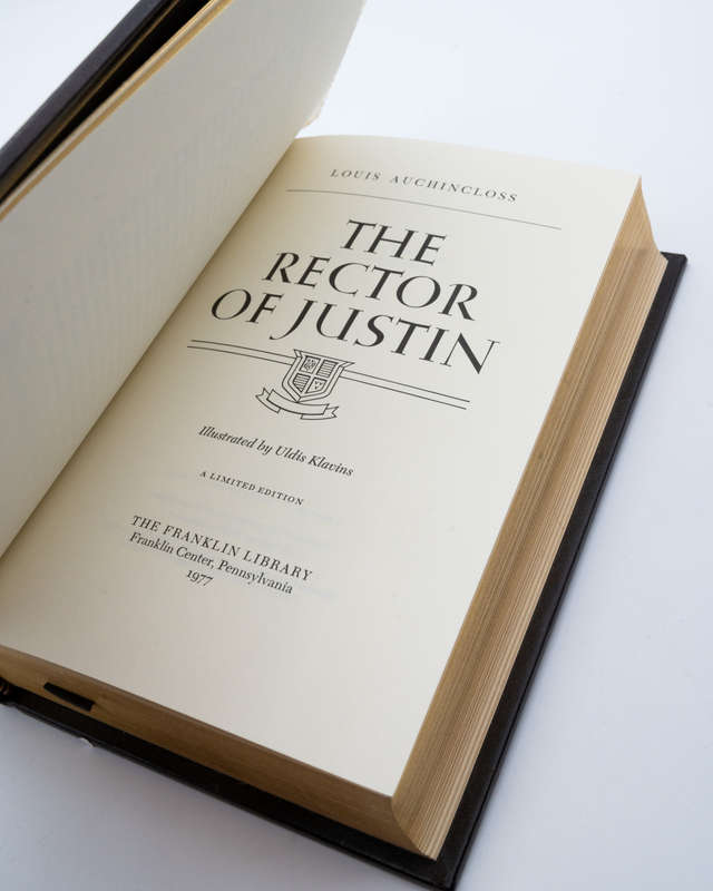 The Rector of Justin by Auchincloss, Louis