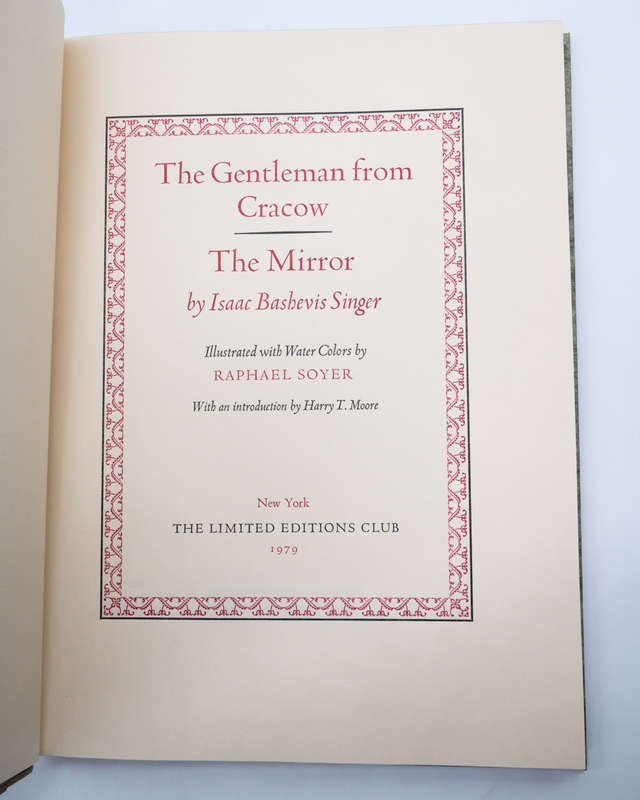The Gentleman From Cracow and The Mirror by Singer, Isaac Bashevis