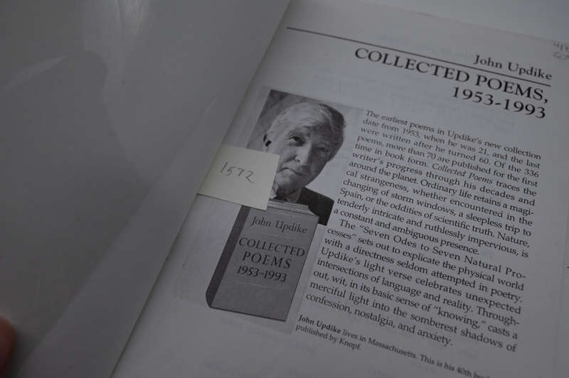 Collected Poems 1953-1993 by Updike, John (Signed)