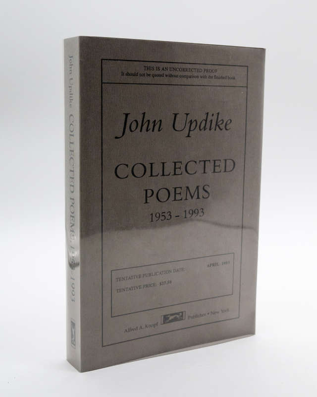 Collected Poems 1953-1993 by Updike, John (Signed)