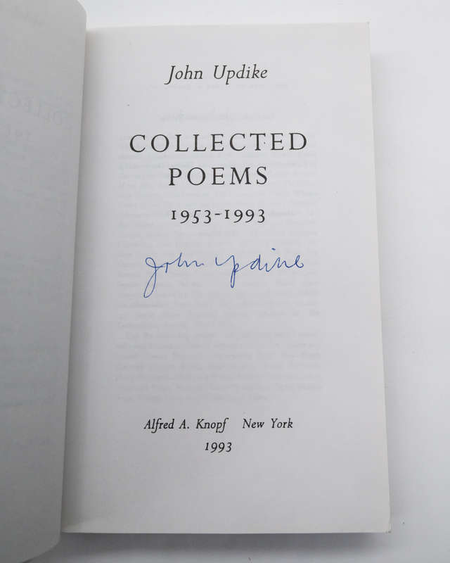 Collected Poems 1953-1993 by Updike, John (Signed)