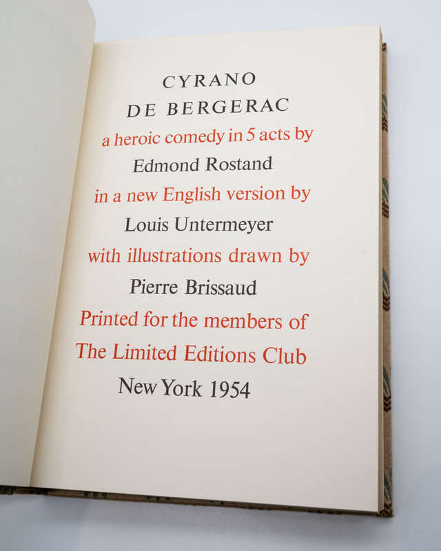 Cyrano De Bergerac by Rostand, Edmond