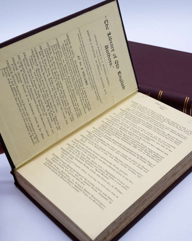 The Poems, Plays and Other Remains of Sire John Suckling by Suckling, John (edited by W Carew Hazlet