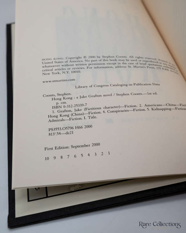 Hong Kong by Coonts, Stephen - Signed Copy