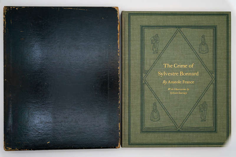 The Crime of Sylvestre Bonnard by France, Anatole - Signed by Illustrator Sylvain Sauvage