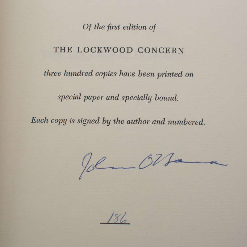 The Lockwood Concern by O'Hara, John
