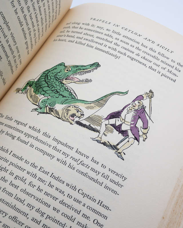 The Singular Adventures of Baron Munchausen by Others, Rudolph Raspe and - Signed by Illustrator Fri