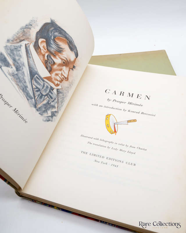 Carmen by Merimee, Prosper (Signed by Jean Charlot)