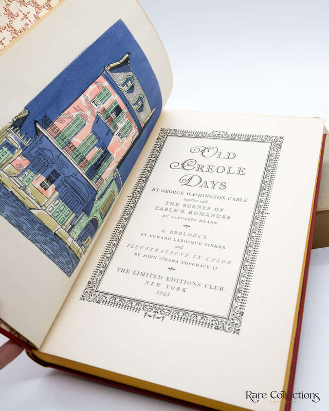 Old Creole Days by Cable, George Washington - Signed by Illustrator John O'Hara Cosgrave