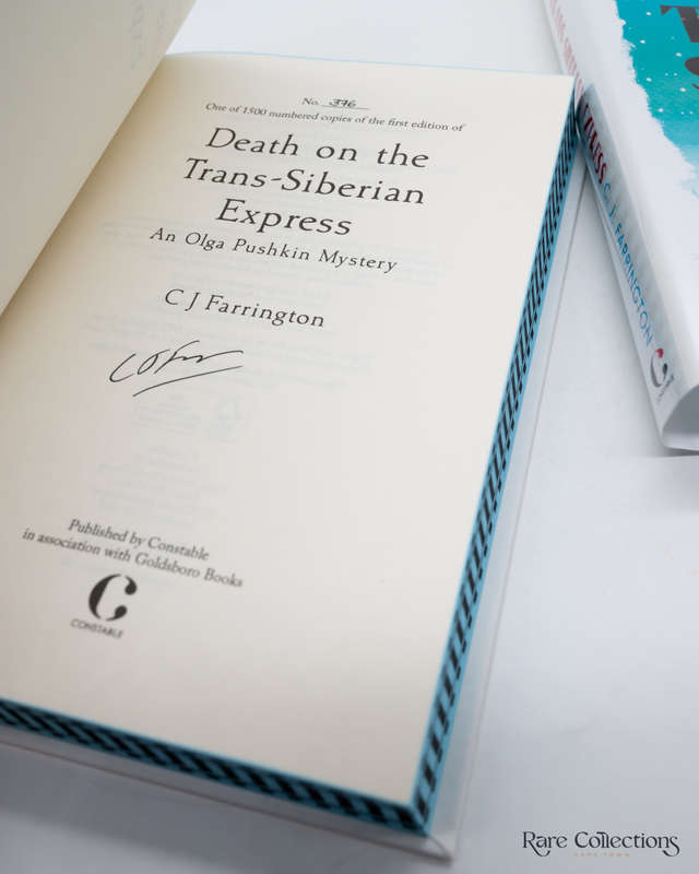 Death on the Trans-Siberian by Farrington, C. J. (Signed Goldsboro)