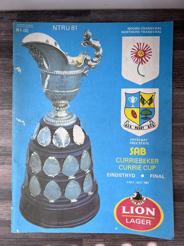 Currie Cup Finale 1981