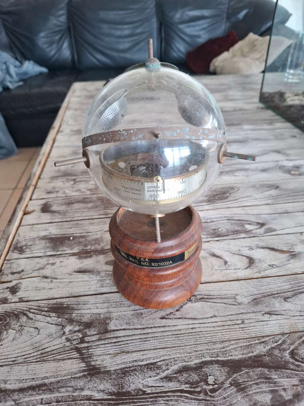 Antique weather station