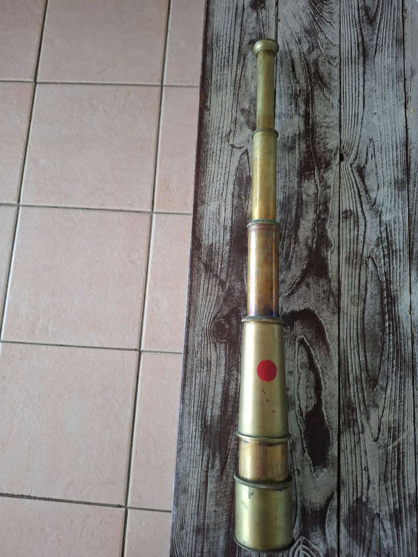 Antique brass telscope