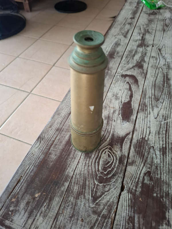 Antique brass telscope