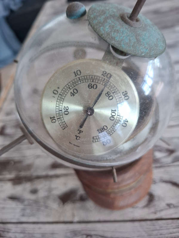 Antique weather station