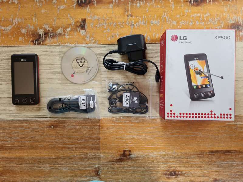 LG KP500 48MB Black