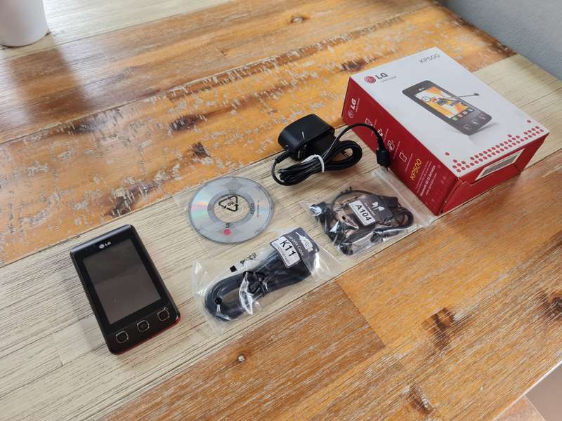 LG KP500 48MB Black