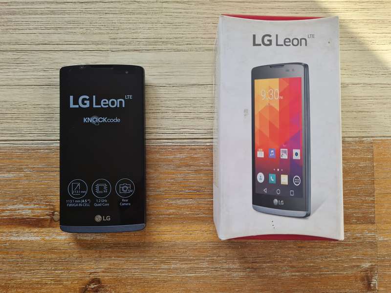 LG Leon LTE 8GB Black Titanium