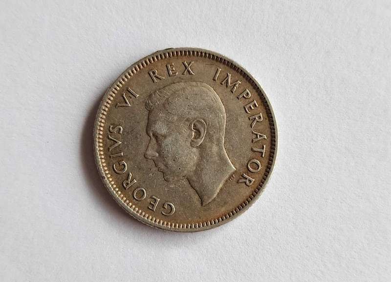 1937 Shilling SA Union Coin