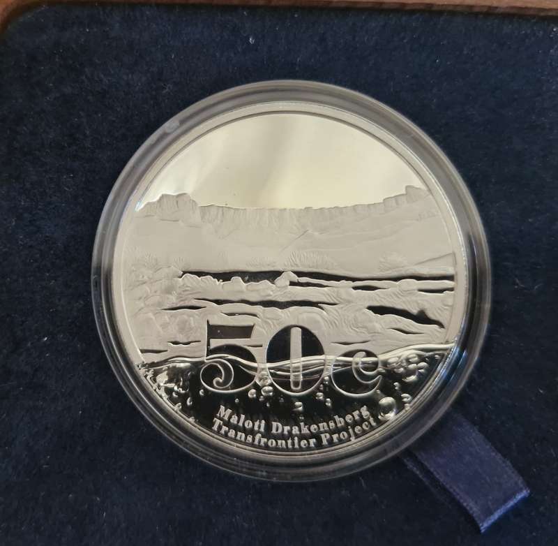 2009 Silver Peace Park Series Prestige Proof Set -  Maloti Drakensberg