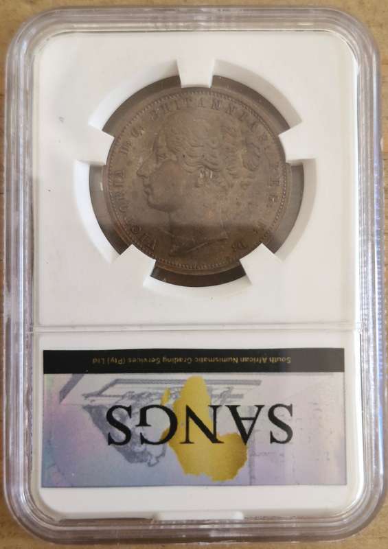 1889 Cape of Good Hope Pattern Penny Graded MS61